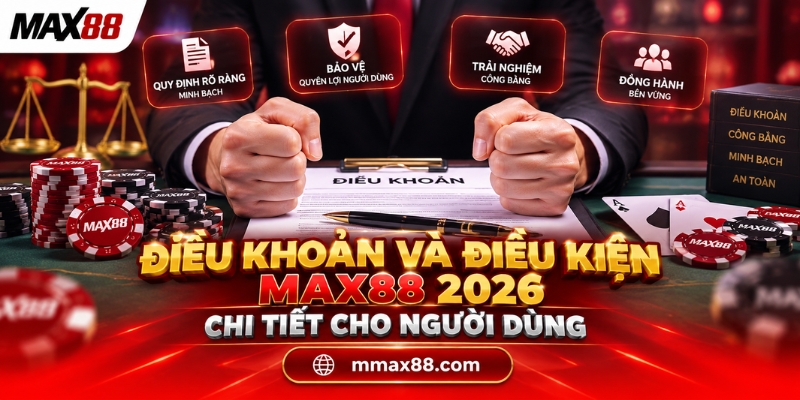 Điều khoản và điều kiện MAX88 2026 chi tiết cho người dùng