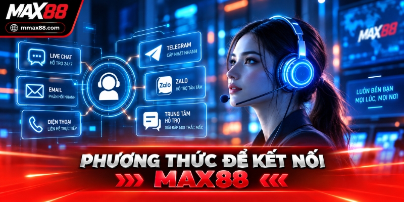 Phương thức để kết nối Max88